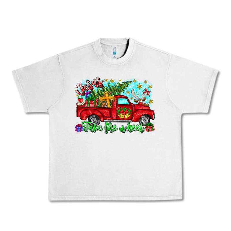 Jesus Take The Wheel Urban Heavy Tee by CowhideDigitalArt | Teevron