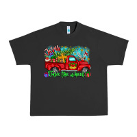 Pigment Black jesus take the wheel Urban Heavy Tee - CowhideDigitalArt