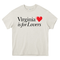 Cream Virginia Is For Lovers Heavy Core Tee - linhVisuals