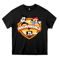 Black animaniacs funny cats cartoon Heavy Core Tee - linhVisuals