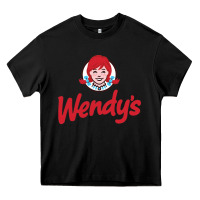 Black Wendy's Heavy Core Tee - linhVisuals