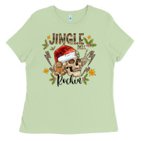 Matcha jingle bell rock black Ladies Tee - CowhideDigitalArt