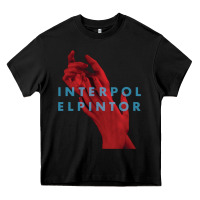 Black interpol Heavy Core Tee - linhVisuals