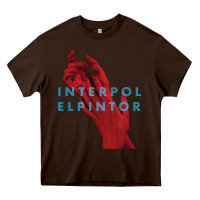 Chocolate Brown interpol Heavy Core Tee - linhVisuals