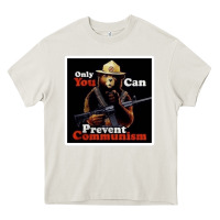 Cream only you can prevent communism Heavy Core Tee - linhVisuals