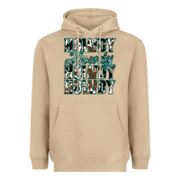 Mushroom Howdy Cowhide Turquoise Heavyweight Hoodie - Jasminsmagicworld