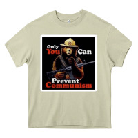 Mossy only you can prevent communism Heavy Core Tee - linhVisuals