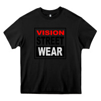Black vision street wear tshirt Heavy Core Tee - linhVisuals