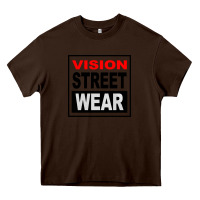 Chocolate Brown vision street wear tshirt Heavy Core Tee - linhVisuals