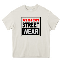 Cream vision street wear tshirt Heavy Core Tee - linhVisuals