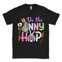 Black Do the bunny hop Easter Classic Tee - OliviaCreatesArt