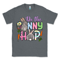Charcoal Heather Do the bunny hop Easter Classic Tee - OliviaCreatesArt