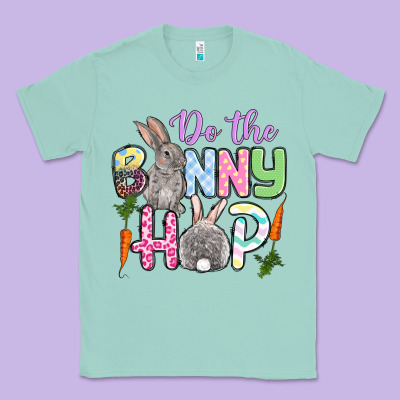 Do The Bunny Hop Easter Classic Tee Designed By Oliviacreatesart