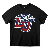 Black liberty flames Heavy Core Tee - linhVisuals