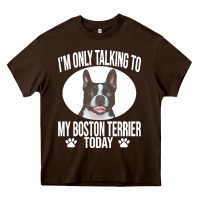 Boston Terrier T  Shirtfunny Boston Terrier Dog Gift I M Only Talking Heavy Core Tee | Teevron