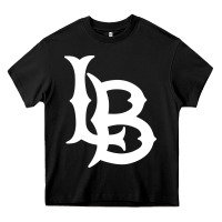 Black long beach  the beach Heavy Core Tee - linhVisuals