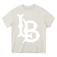 Cream long beach  the beach Heavy Core Tee - linhVisuals
