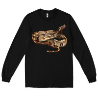 Black red tail boa snake Long Sleeve Tee - LillyAllenDesigns