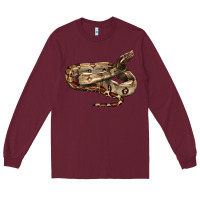 Red Tail Boa Snake Long Sleeve Tee | Teevron