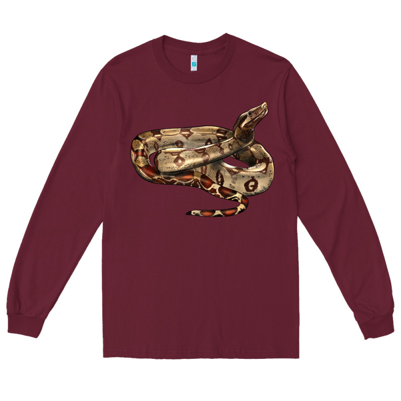 Red Tail Boa Snake Long Sleeve Tee by LillyAllenDesigns | Teevron