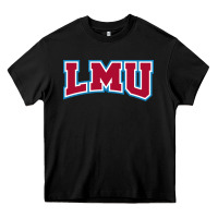 Black loyola marymount lions Heavy Core Tee - linhVisuals