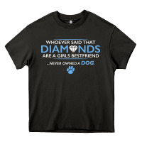 Asphalt whoever said that diamonds are a girls best friend never owned a dog Heavy Core Tee - linhVisuals