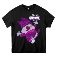 Black chowder Heavy Core Tee - linhVisuals