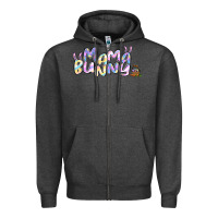 Easter Mama Bunny Zipper Hoodie | Teevron
