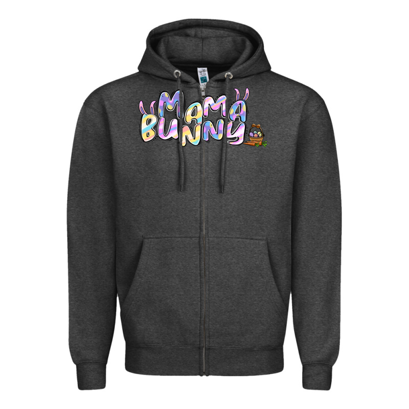 Easter Mama Bunny Zipper Hoodie by Jasminsmagicworld | Teevron