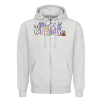 Dove Grey easter mama bunny Zipper Hoodie - Jasminsmagicworld