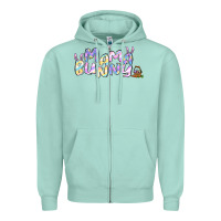 Seafoam easter mama bunny Zipper Hoodie - Jasminsmagicworld