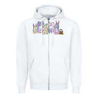 White easter mama bunny Zipper Hoodie - Jasminsmagicworld