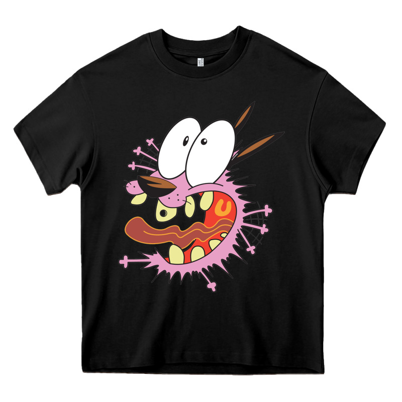 Courage The Cowardly Dog Heavy Core Tee by linhVisuals | Teevron