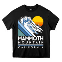 Black mammoth mountain california retro ski sweatshirt Heavy Core Tee - linhVisuals