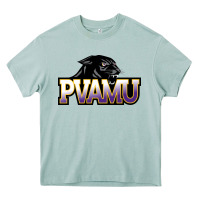 Arona Prairie View A&M Panthers And Lady Panthers Rectangle Patch Heavy Core Tee - linhVisuals