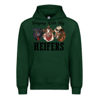 Foreset Green hanging with my heifers Urban Hoodie - RanaPortraitStore