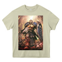 Mossy Warhammer Characters Heavy Core Tee - linhVisuals