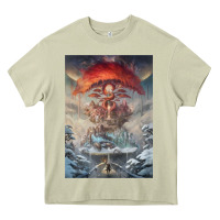 Mossy The Painted World Heavy Core Tee - linhVisuals