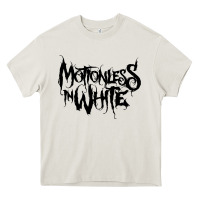 Cream Motionless In White Heavy Core Tee - linhVisuals