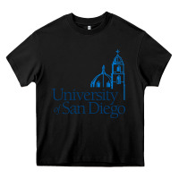 Black The university of san diego Heavy Core Tee - linhVisuals