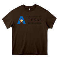 Chocolate Brown The university of texas at arlington Heavy Core Tee - linhVisuals