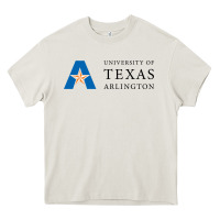 Cream The university of texas at arlington Heavy Core Tee - linhVisuals