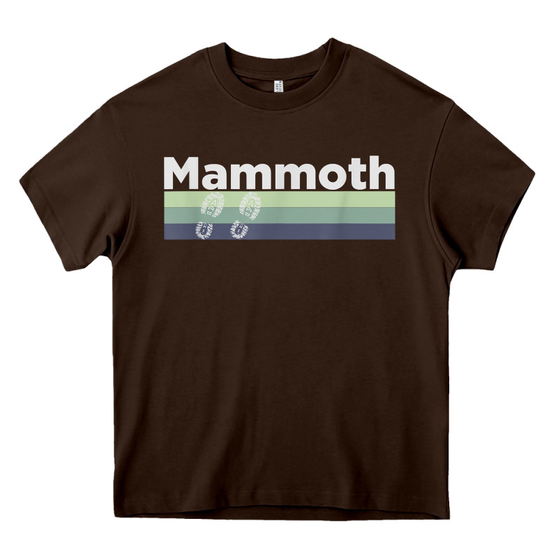 Retro Hiking Boottrail Running   Mammoth California T Shirt Heavy Core Tee by linhVisuals | Teevron