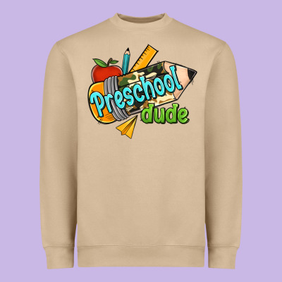 Preschool Dude Heavyweight Sweatshirt Designed By Ranaportraitstore