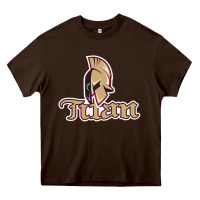 Chocolate Brown acadie–titan-bathurst Heavy Core Tee - linhVisuals