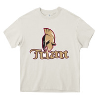 Cream acadie–titan-bathurst Heavy Core Tee - linhVisuals