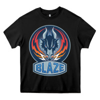 Black coventry blaze Heavy Core Tee - linhVisuals