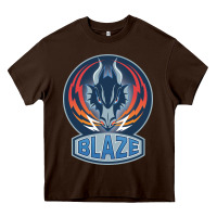 Chocolate Brown coventry blaze Heavy Core Tee - linhVisuals