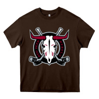 Chocolate Brown deer-red-rebels Heavy Core Tee - linhVisuals