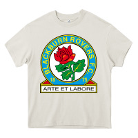 Cream rovers black burn fc Heavy Core Tee - linhVisuals